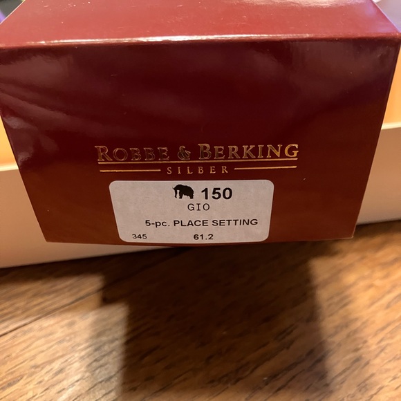 Robbe & Berking silver plate Gio 3 x 5-pc setting - Picture 4 of 10